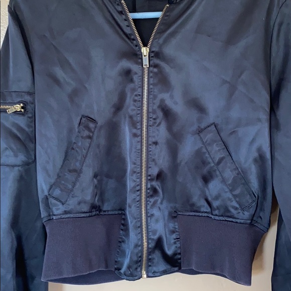 Black Bomber Jacket - Picture 6 of 7